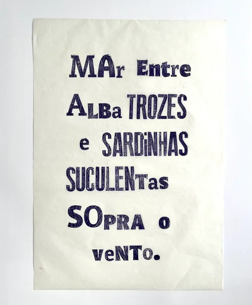 impressão com tipos móveis