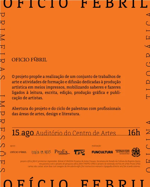 cartaz de divulgação